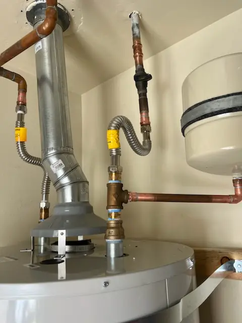 Water heater installation and plumbing repair in Anderson